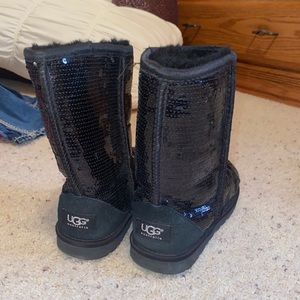 Black Sequin UGGS